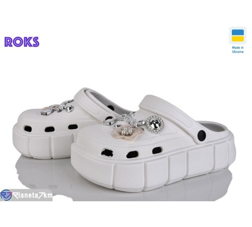 Кроки жіночі на літо (6 пар р.36-40) білий  "Roks"