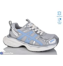 Кросівки жіночі на весну/осінь (6 пар р.36-40) срібний  "TETRAST"