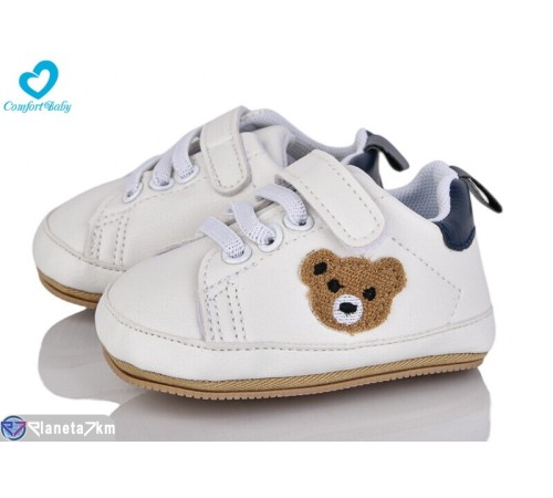 Дитячі кросівки на весну/осінь (3 пар р.11-13) білий "Comfort-baby" Дитячі кросівки на весну/осінь (3 пар р.11-13) білий "Comfort-baby"