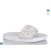 Шлепки жіночі на літо (6 пар р.36-41) білий  "LOTTOS"