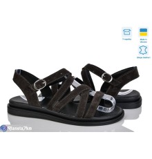 Босоніжки жіночі на літо (6 пар р.36-40) коричневий  "Linda"
