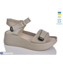 Босоніжки жіночі на літо (6 пар р.37-41) коричневий  "LIKA"