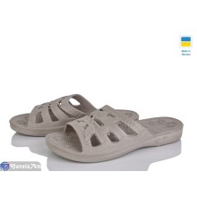 Шлепки жіночі на літо (6 пар р.36-41) коричневий  "Ladmir"