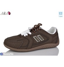 Кросівки на весну/осінь (8 пар р.36-41) коричневий  "Aba"