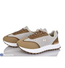 Кросівки жіночі на весну/осінь (8 пар р.36-41) коричневий  "LOREDANA"