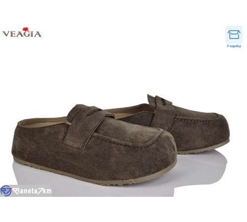 Жіночі сабо на весну/осінь (8 пар р.36-40) коричневий  "Veagia-ADA"