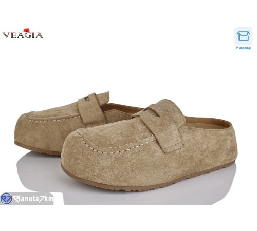 Жіночі сабо на весну/осінь (8 пар р.36-40) коричневий  "Veagia-ADA"
