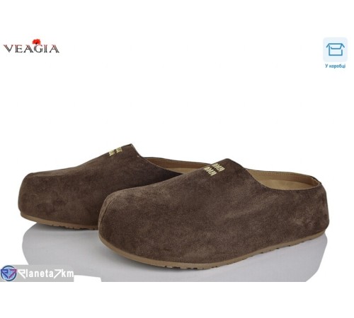 Жіночі сабо на весну/осінь (8 пар р.36-40) коричневий  "Veagia-ADA"