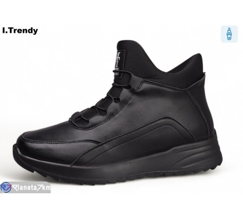 Черевики жіночі на весну/осінь (8 пар р.36-41) чорний "Trendy" Черевики жіночі на весну/осінь (8 пар р.36-41) чорний "Trendy"