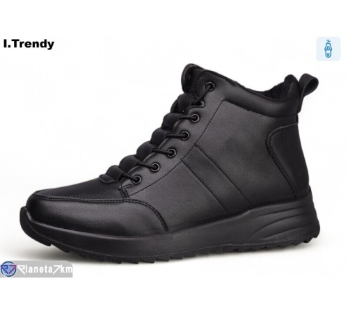 Черевики жіночі на весну/осінь (8 пар р.36-41) чорний "Trendy" Черевики жіночі на весну/осінь (8 пар р.36-41) чорний "Trendy"