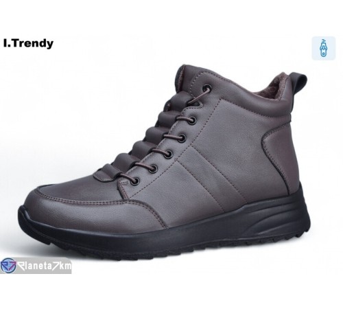 Черевики жіночі на весну/осінь (8 пар р.36-41) коричневий  "Trendy"