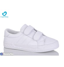 Дитячі кросівки на весну/осінь (8 пар р.31-37) білий  "Comfort-baby"