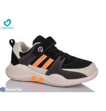 Дитячі кросівки на весну/осінь (7 пар р.35-39) чорний  "Comfort-baby"