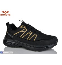 Кросівки чоловічі на весну/осінь (8 пар р.41-46) чорний  "Bonote"