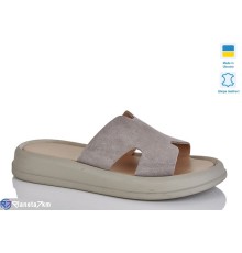 Шлепки жіночі на літо (6 пар р.36-40) коричневий  "LIKA"