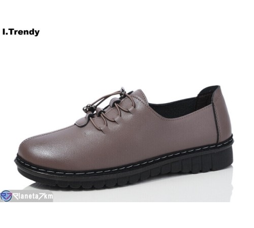 Туфлі жіночі на весну/осінь (8 пар р.36-41) коричневий  "Trendy"