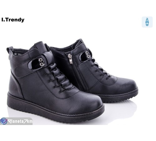 Черевики жіночі на весну/осінь (6 пар р.41-43) чорний  "Trendy"