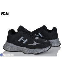 Кросівки на весну/осінь (8 пар р.36-41) чорний  "FDEK"