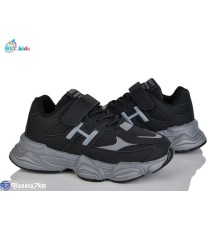 Дитячі кросівки на весну/осінь (8 пар р.32-37) чорний  "BBT"