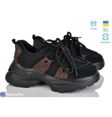 Кросівки жіночі на весну/осінь (6 пар р.36-40) чорний  "Speranza"