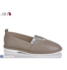 Туфлі жіночі на весну/осінь (8 пар р.36-41) коричневий  "Aba"