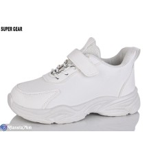 Дитячі кросівки на весну/осінь (6 пар р.32-37) білий  "Super Gear"