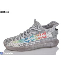 Дитячі кросівки на літо (10 пар р.28-32) сірий  "Super Gear"