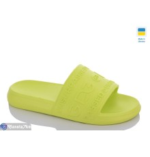 Шлепки жіночі на літо (8 пар р.37-41) жовтий  "Korka"