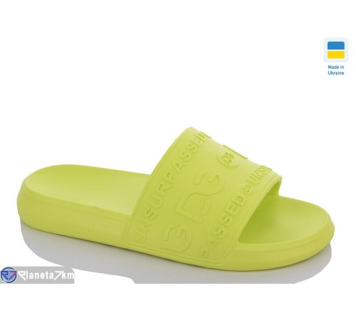 Шлепки жіночі на літо (8 пар р.37-41) жовтий "Korka" Шлепки жіночі на літо (8 пар р.37-41) жовтий "Korka"