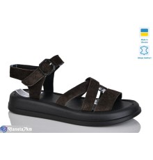 Туфлі жіночі на літо (6 пар р.36-40) коричневий  "LIKA"