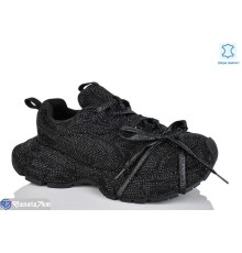 Кросівки жіночі на весну/осінь (6 пар р.36-41) чорний  "TETRAST"