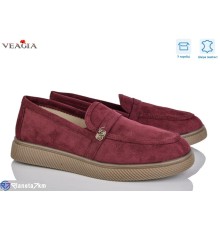 Туфлі жіночі на весну/осінь (8 пар р.36-41) бордовий  "Veagia-ADA"