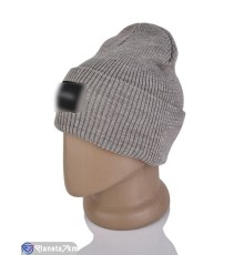Шапка жіноча на зиму (5 шт. р.сетка One size) коричневий  "CAROLLA"