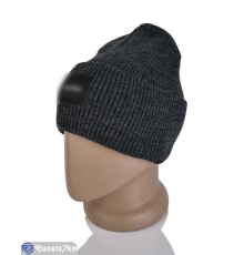 Шапка жіноча на зиму (5 шт. р.сетка One size) сірий  "CAROLLA"