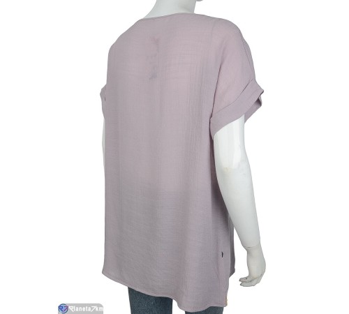 Блузка жіноча на літо (4 шт. р.сетка XL-4XL) рожевий  "Kalabok"
