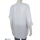 Блузка жіноча на літо (8 шт. р.сетка XL-4XL) білий  "Kalabok"