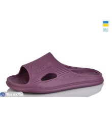 Шлепки жіночі на літо (8 пар р.37-40) бордовий  "LOTTOS"