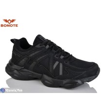 Кросівки чоловічі на весну/осінь (8 пар р.41-46) чорний  "Bonote"