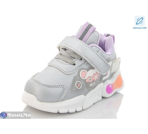 Дитячі кросівки на весну/осінь (8 пар р.23-28) срібний "Normashoes" Дитячі кросівки на весну/осінь (8 пар р.23-28) срібний "Normashoes"
