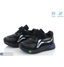 Дитячі кросівки на весну/осінь (8 пар р.20-25) чорний  "Normashoes"