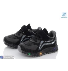 Дитячі кросівки на весну/осінь (8 пар р.20-25) чорний  "Normashoes"
