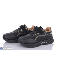 Дитячі кросівки на весну/осінь (8 пар р.31-36) чорний  "Normashoes"