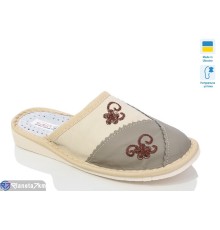 Шлепки жіночі на весну/осінь (6 пар р.37-41) бежевий  "LOTTOS"