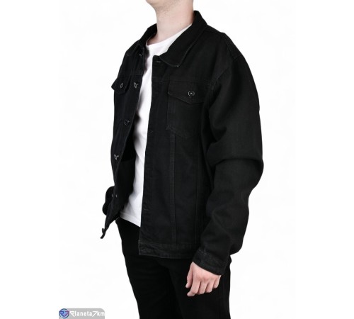 Куртка чоловіча на весну/осінь (7 шт. р.сетка XL-6XL) чорний  "Graf"