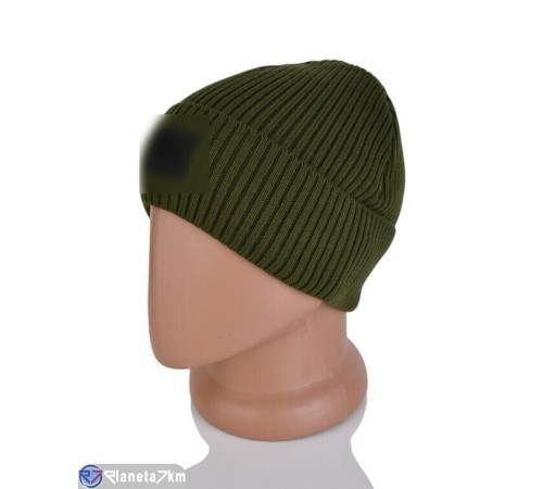 Шапка чоловіча на зиму (5 шт. р.сетка One size) хакі "CAROLLA" Шапка чоловіча на зиму (5 шт. р.сетка One size) хакі "CAROLLA"