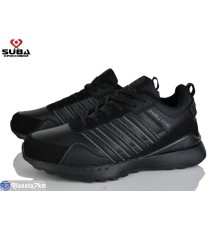 Кросівки чоловічі на весну/осінь (8 пар р.41-46) чорний  "SUBA"