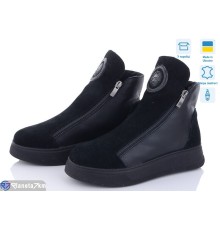 Черевики жіночі на зиму (6 пар р.36-40) чорний  "Speranza"