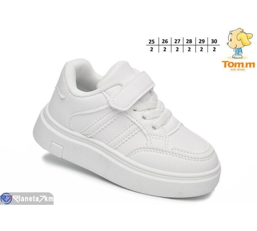 Дитячі кросівки на весну/осінь (12 пар р.25-30) білий "TOMMY" Дитячі кросівки на весну/осінь (12 пар р.25-30) білий "TOMMY"