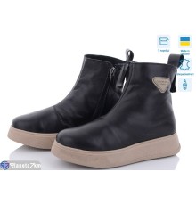 Черевики жіночі на зиму (6 пар р.36-40) чорний  "Speranza"