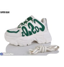 Кросівки жіночі на весну/осінь (10 пар р.35-40) білий  "Super Gear"